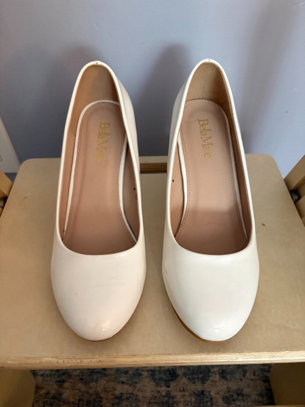White Beachy Wedges